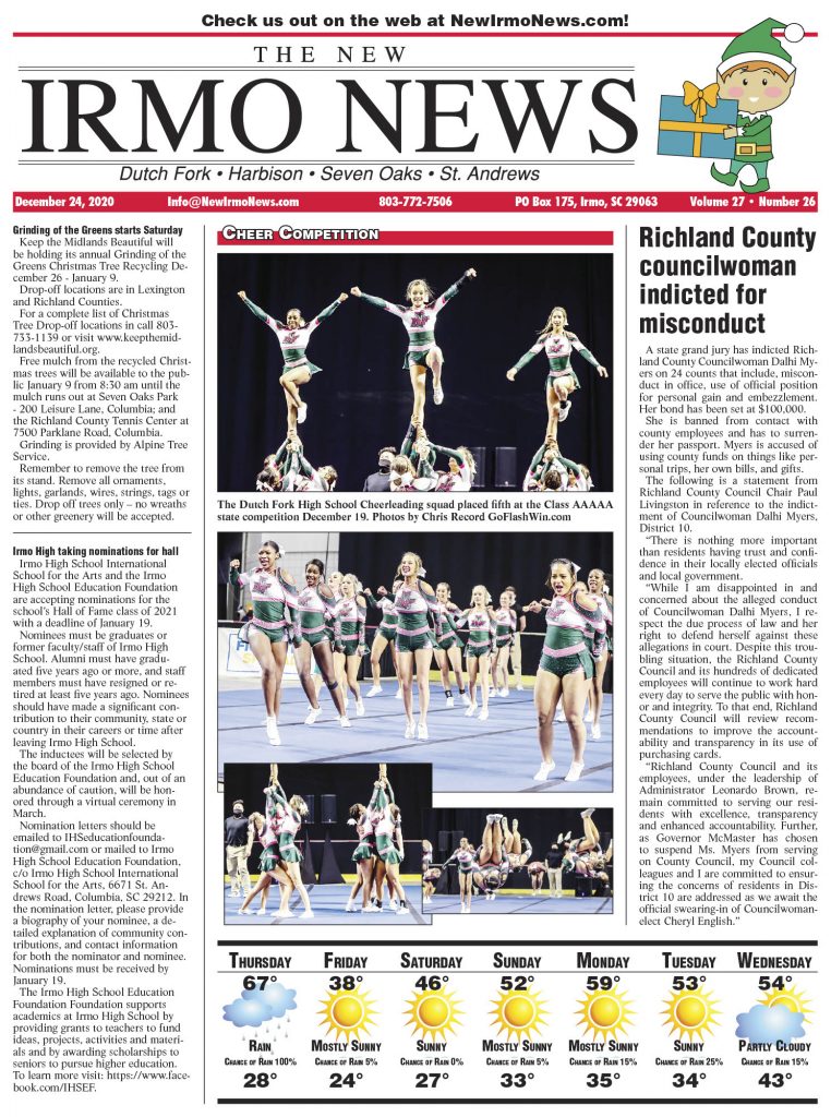 Print Edition New Irmo News