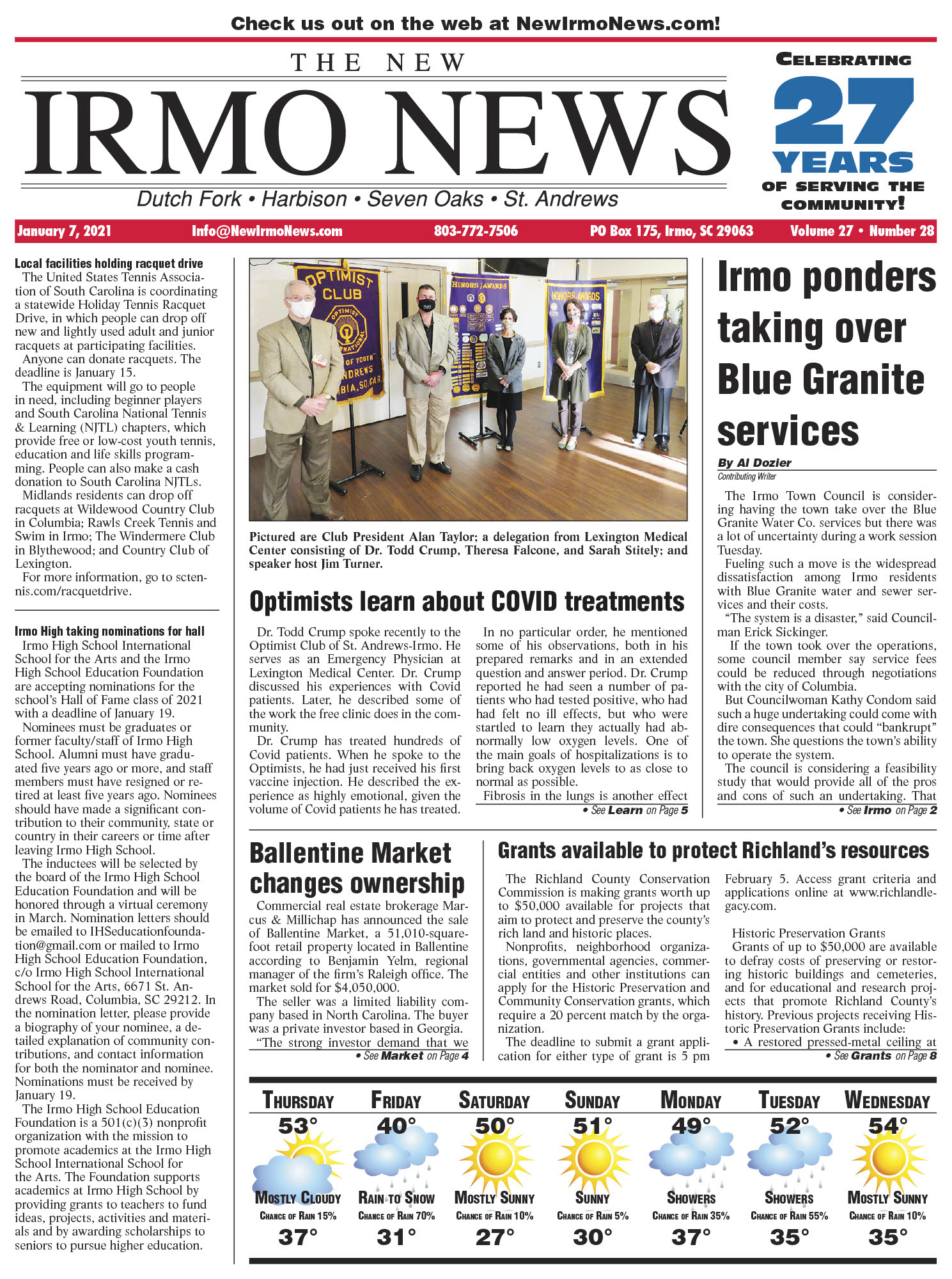 Print Edition New Irmo News